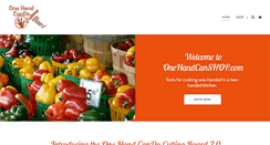 Desktop Screenshot of onehandcanshop.com